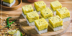 Trirangi Dhokla